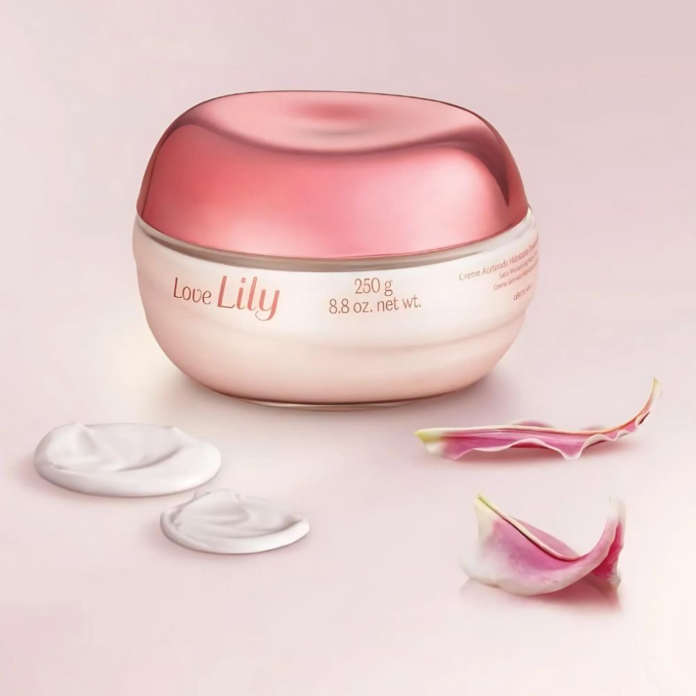 O Boticário Love Lily Creme Acetinado Hidratante Corporal - Crema corpo idratante 250gr