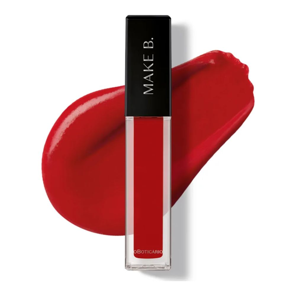 O Boticário Make B. Batom Líquido Mate Red Boost - Rossetto rosso matte