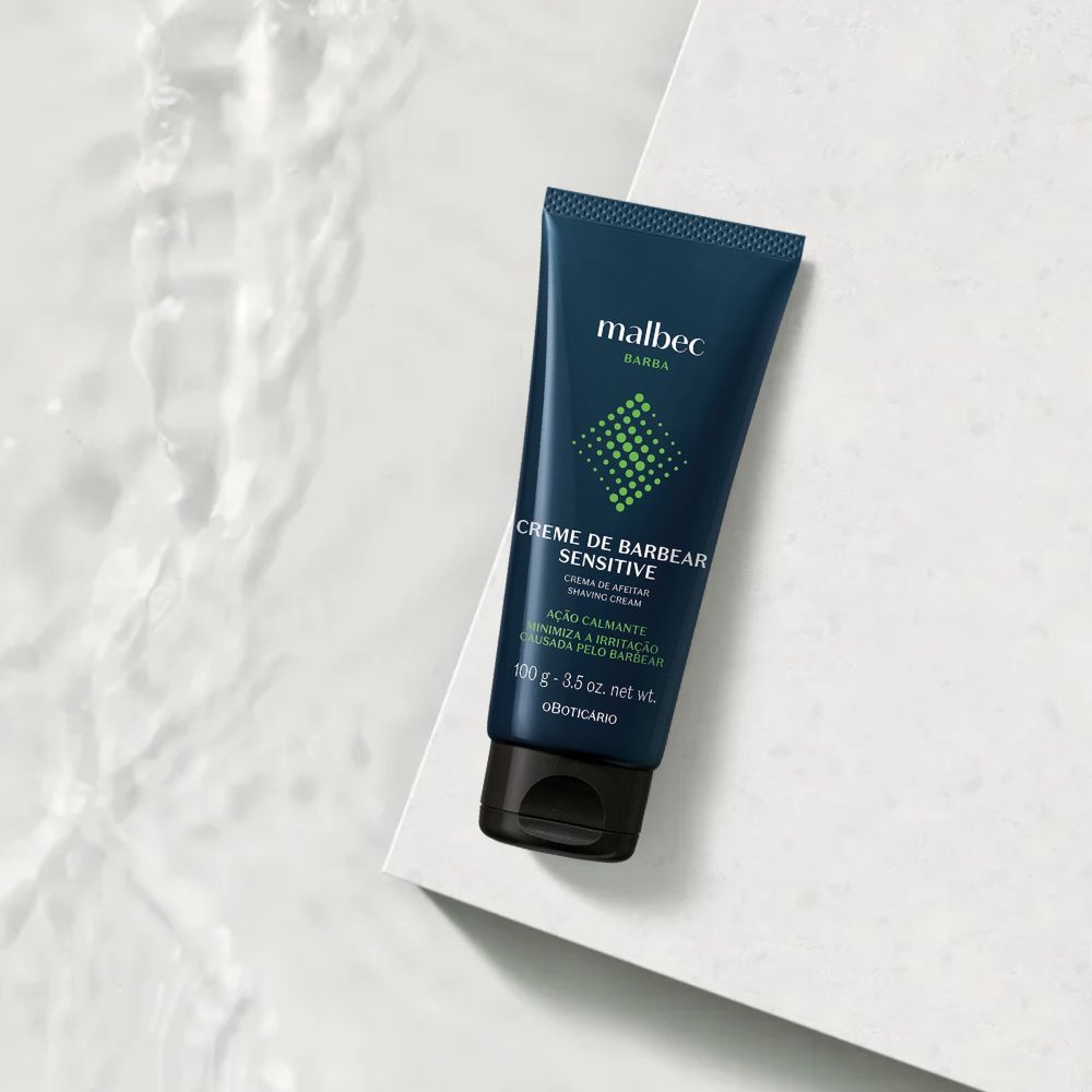 O Boticário Malbec Creme de barbear sensitive - Crema da barba 100gr