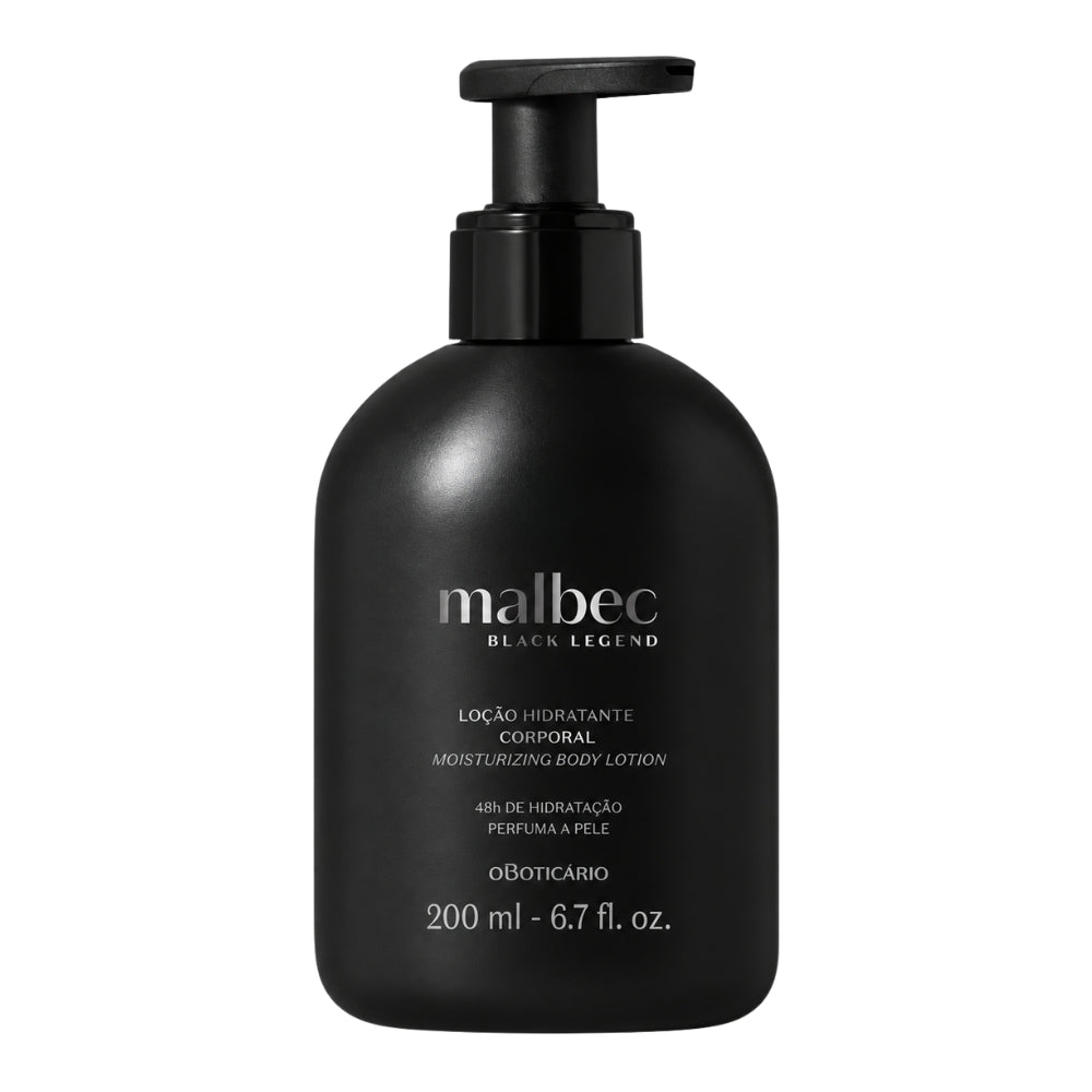 O Boticário Malbec Black Legend Loção Hidratante - Lozione corpo uomo 200ml