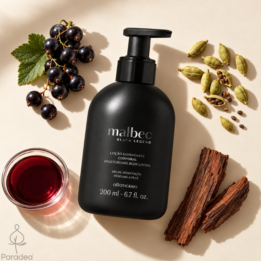 O Boticário Malbec Black Legend Loção Hidratante - Lozione corpo uomo 200ml