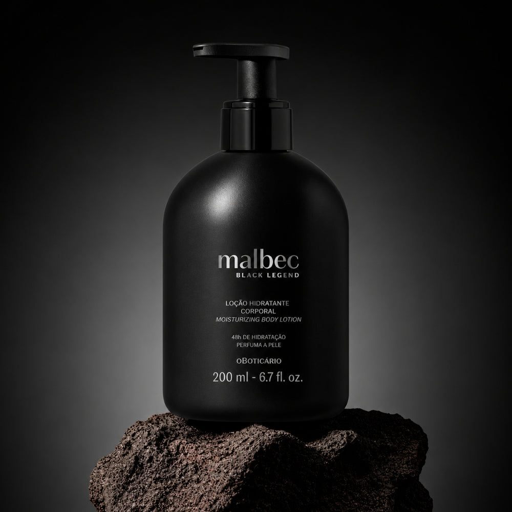 O Boticário Malbec Black Legend Loção Hidratante - Lozione corpo uomo 200ml