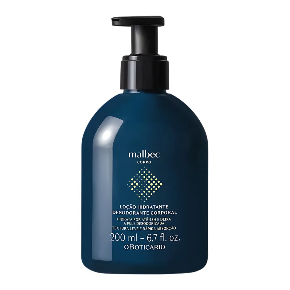 O Boticário Malbec Corpo Hidratante Corporal - Lozione corpo idratante 200ml