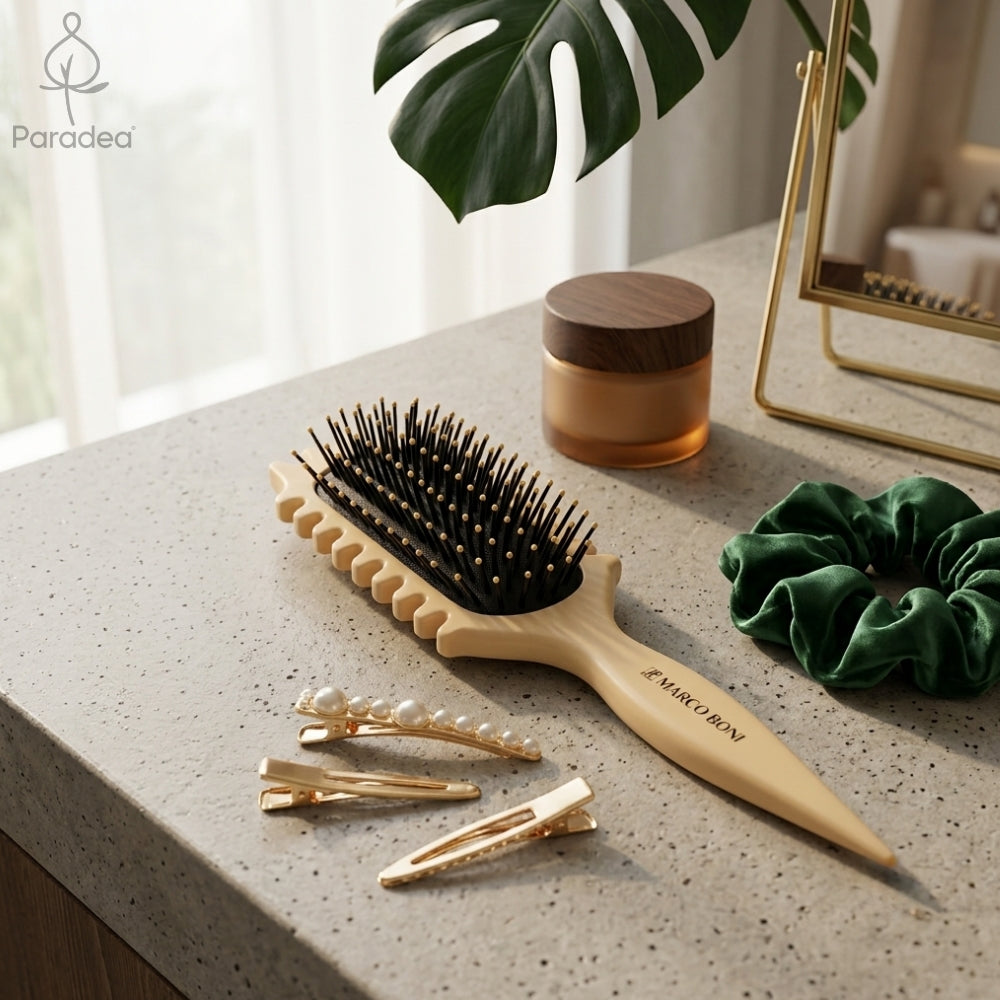 Marco Boni Escova Curly Cachos Definidos - Spazzola beige ricci definiti