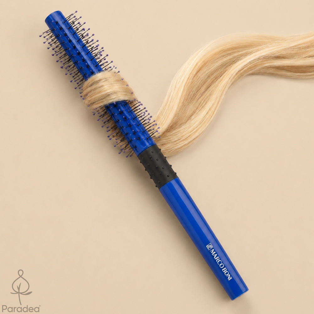 Marco Boni Escova Daily com Corpo Cilindrico - Spazzola Cilindrica per Capelli lunghi Blu