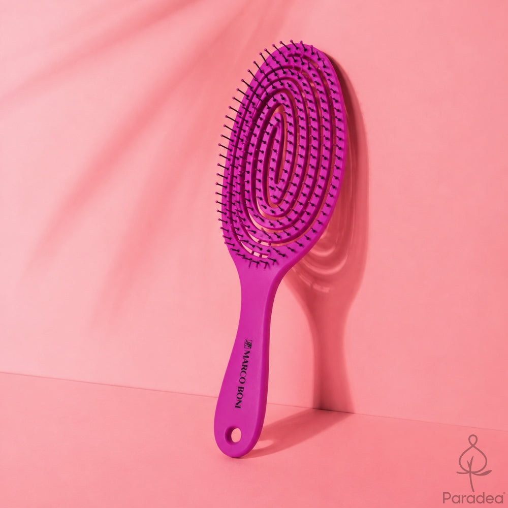 Marco Boni Free Spiral Flex Escova Espiral - Spazzola Districante Rosa