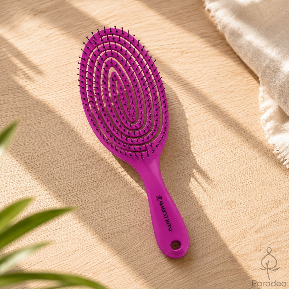 Marco Boni Free Spiral Flex Escova Espiral - Spazzola Districante Rosa