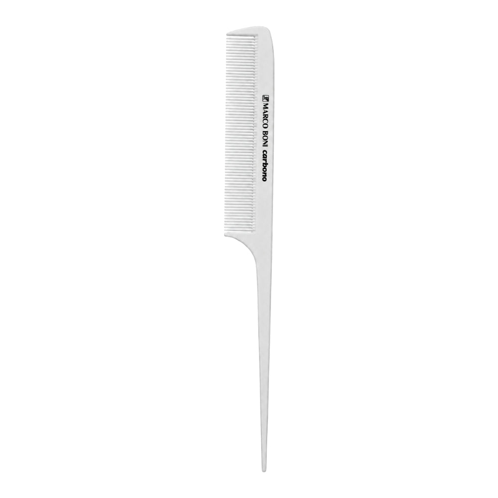 Marco Boni Pente Carbono Antiestático - Pettine Antistatico Professionale Bianco
