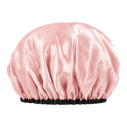 Marco Boni Touca de Cetim Dupla Face - Cuffia in Satin Reversibile Rosa