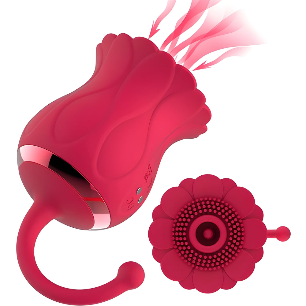 Massaggiatore con suzione Girasole