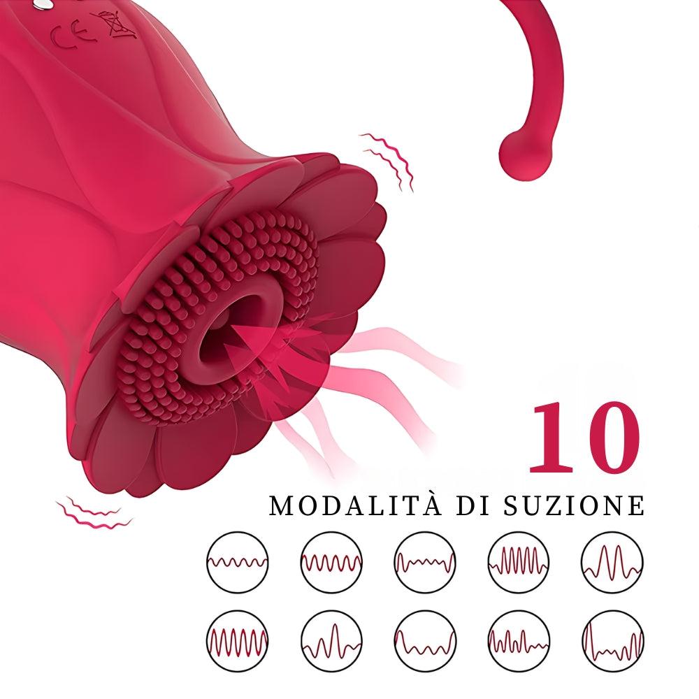 Massaggiatore con suzione Girasole