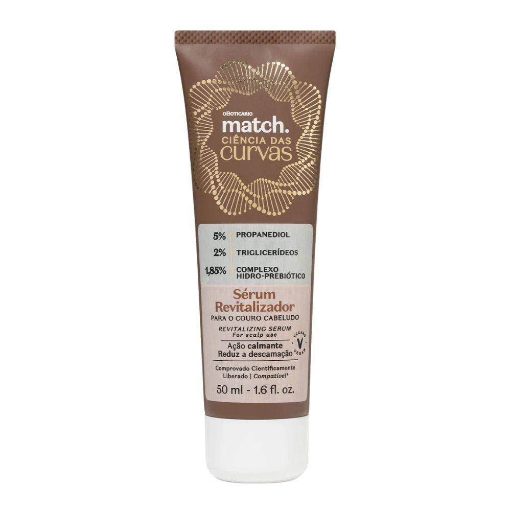 O Boticário Match. Ciência das Curvas Sérum Revitalizador - Siero capelli ricci 50ml