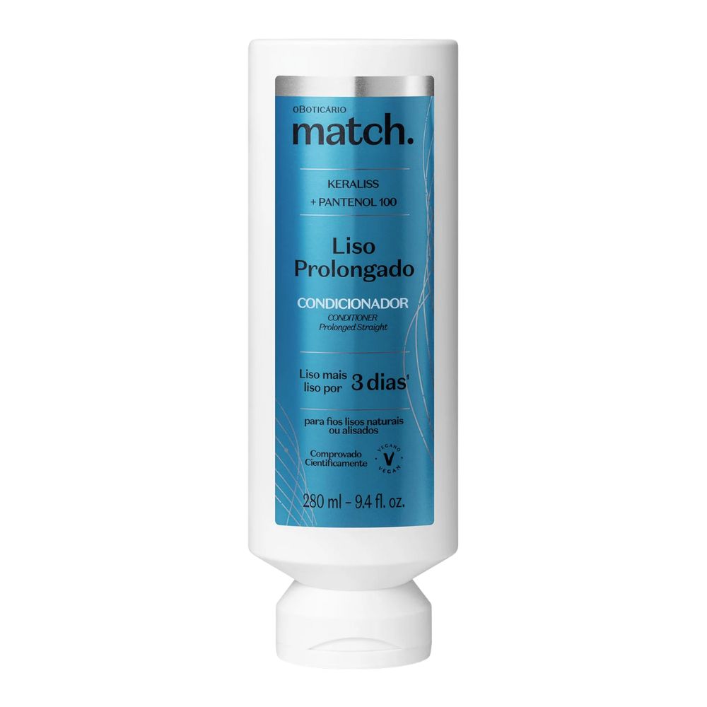 O Boticário Match. Liso Prolongado - Balsamo 280ml