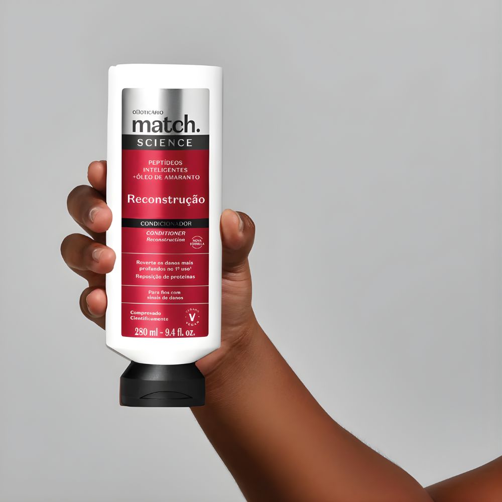 O Boticário Match. Condicionador Science Reconstrução - Balsamo Ricostruzione 250ml