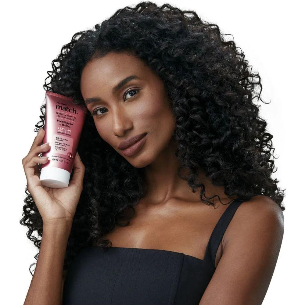O Boticário Match. Hidratação e Brilho - Leave-in Effetto Gloss 150ml