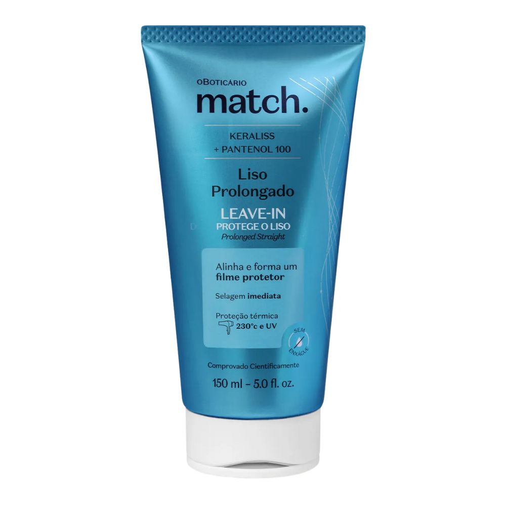 O Boticário Match. Liso Prolongado - Leave-in 150ml