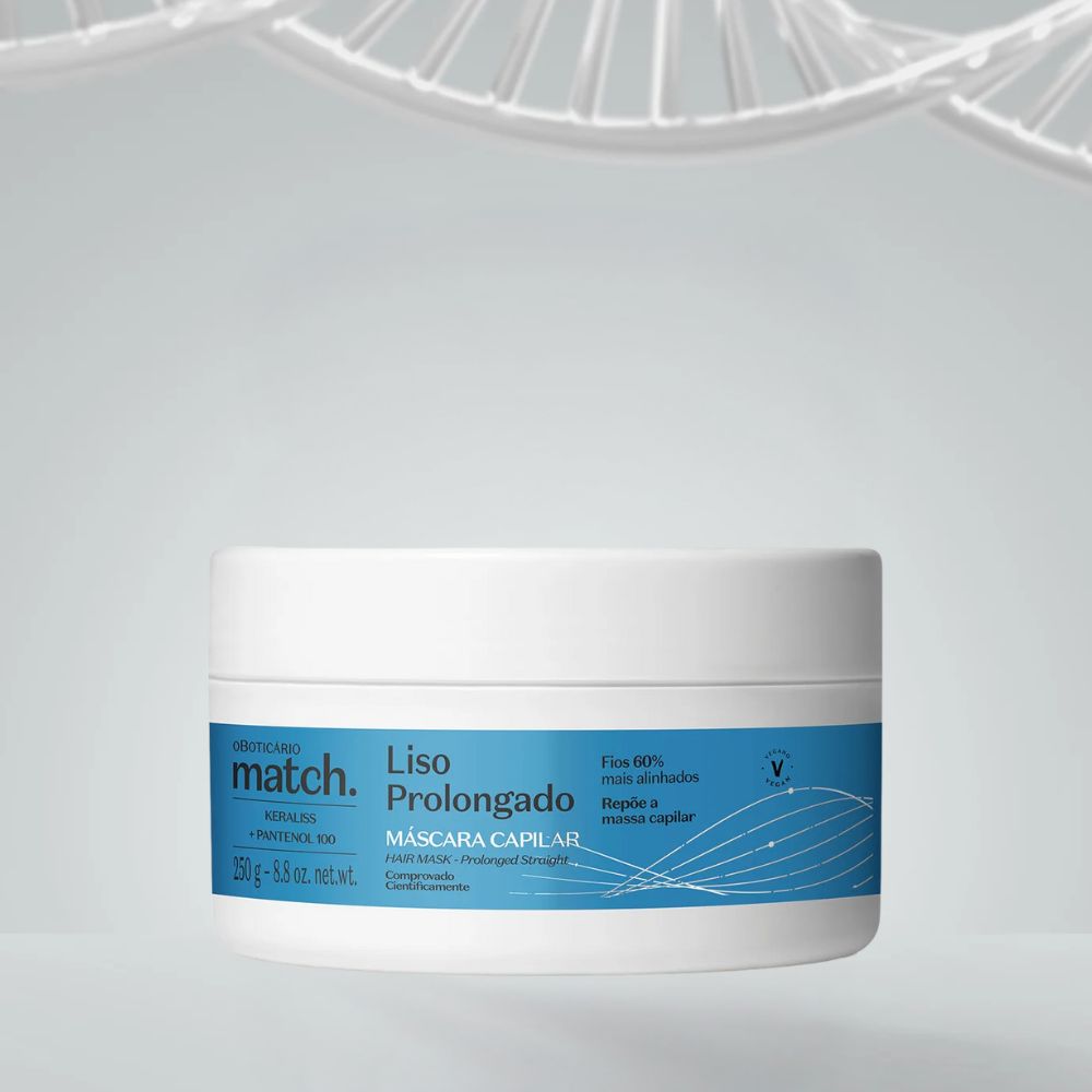 O Boticário Match. Liso Prolongado - Maschera per capelli 250gr