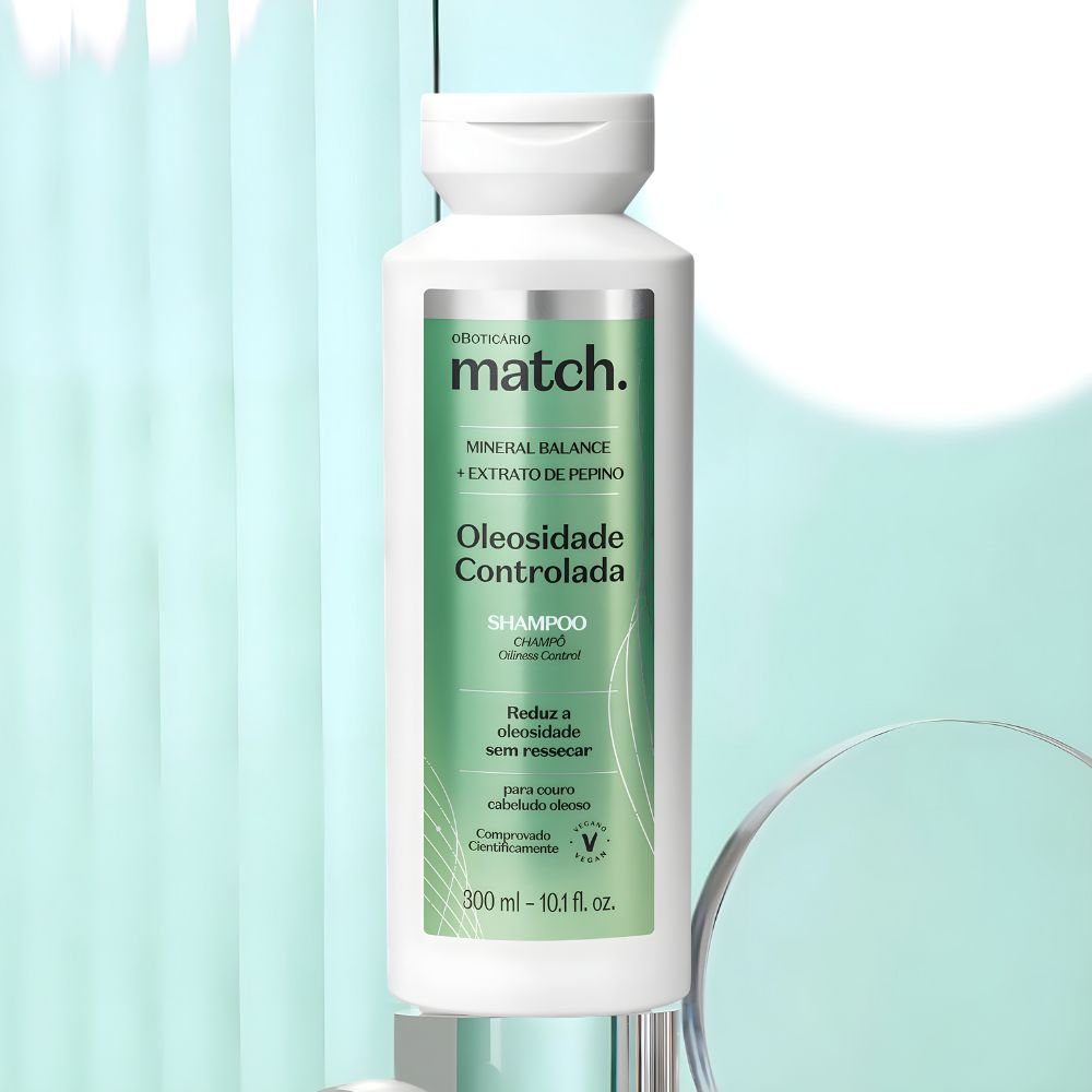 O Boticário Match. Shampoo Oleosidade Controlada - Shampoo capelli grassi 300ml
