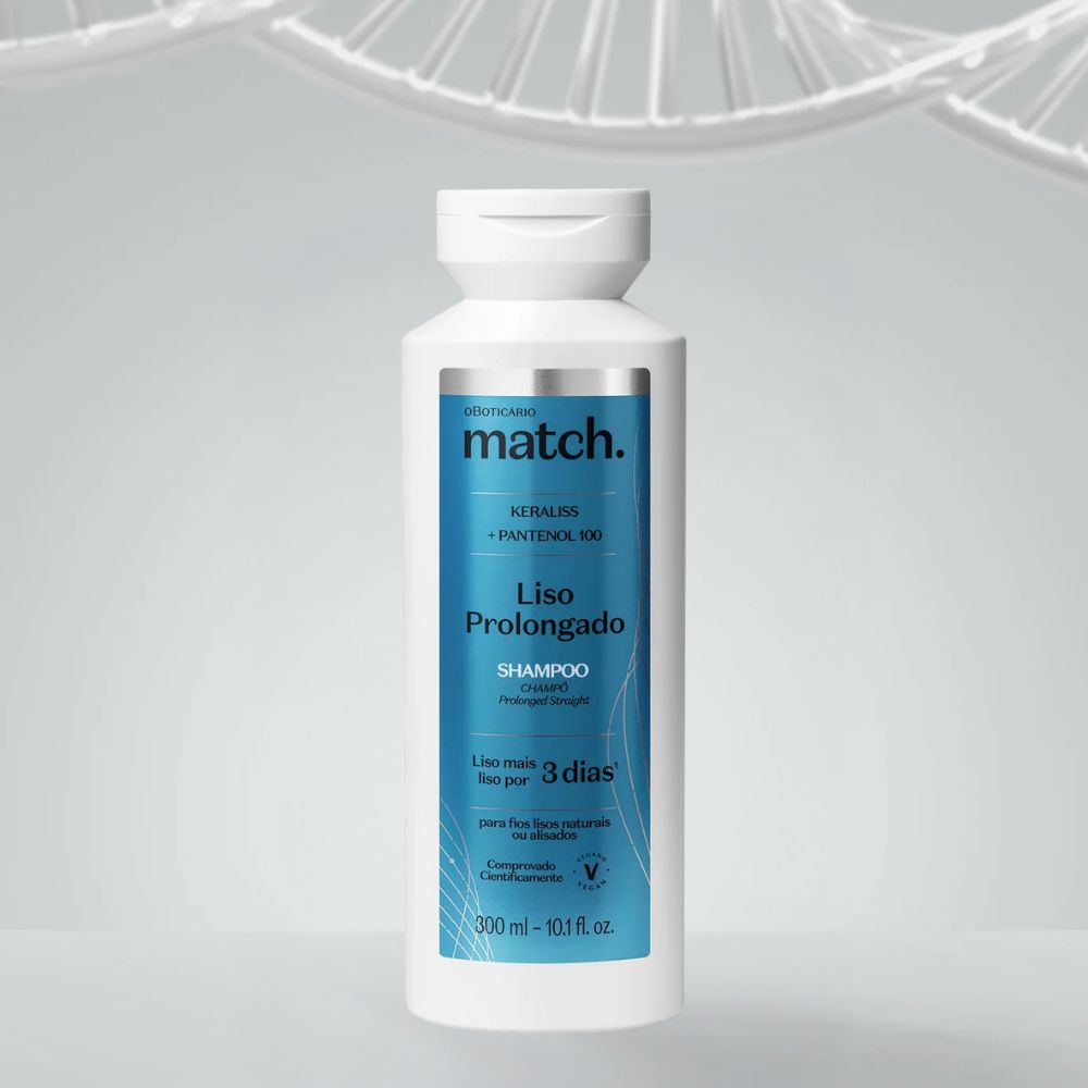 O Boticário Match. Liso Prolongado - Shampoo 300ml