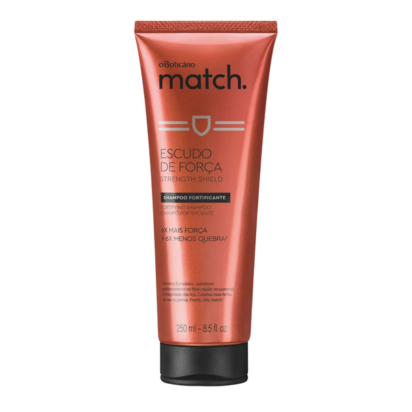 LE MATCH DU BOTICARIO. Escudo de Força Shampoo 250ml - Shampoing pour cheveux forts