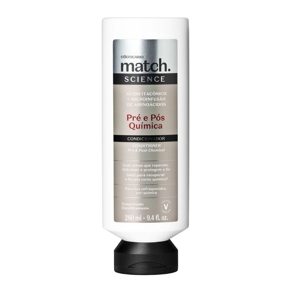 O Boticário Match. Science Pré e Pós-Química - Balsamo 280ml