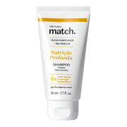 O Boticário Match. Shampoo Nutrição Profunda - Shampoo nutriente travel size 50ml