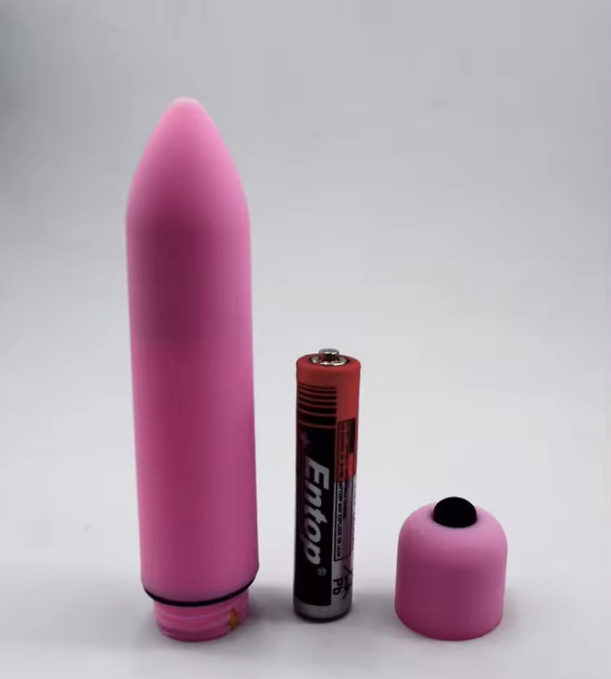 Mini massaggiatore a batteria AAA rivestito con silicone