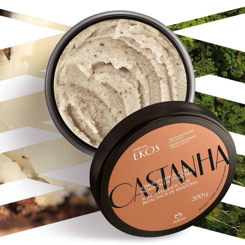 Natura Ekos Polpa Esfoliante Castanha - Scrub corpo 200gr