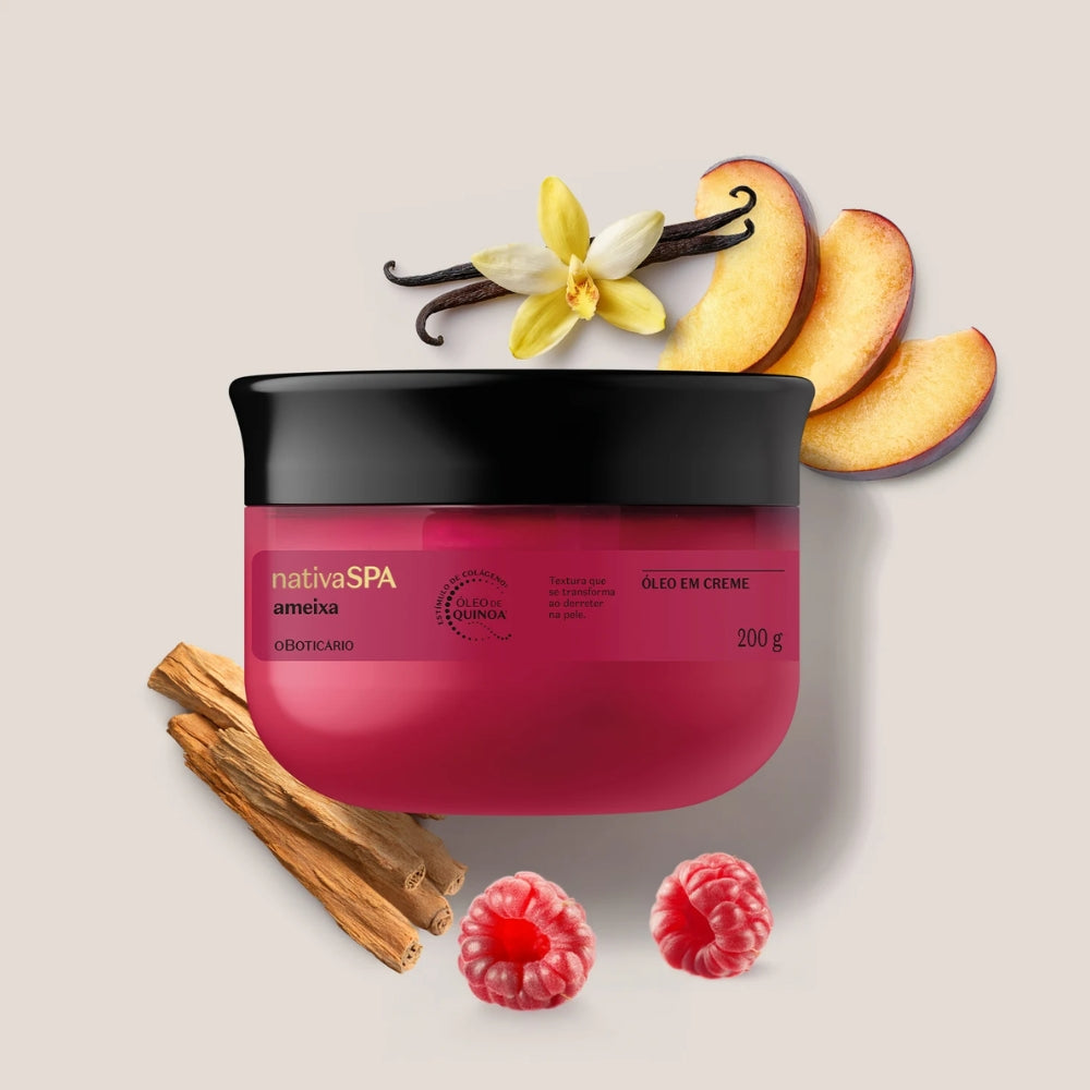 O Boticário Nativa SPA Óleo em Creme Ameixa - Olio in crema idratazione intensa 200gr