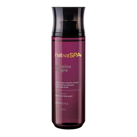 NATIVA SPA Body Splash Ameixa Negra 200ml - Eau de Cologne Black Plum