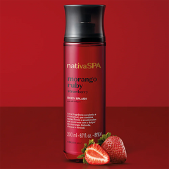 NATIVA SPA Body Splash Morango Ruby - Eau de Cologne 200ml