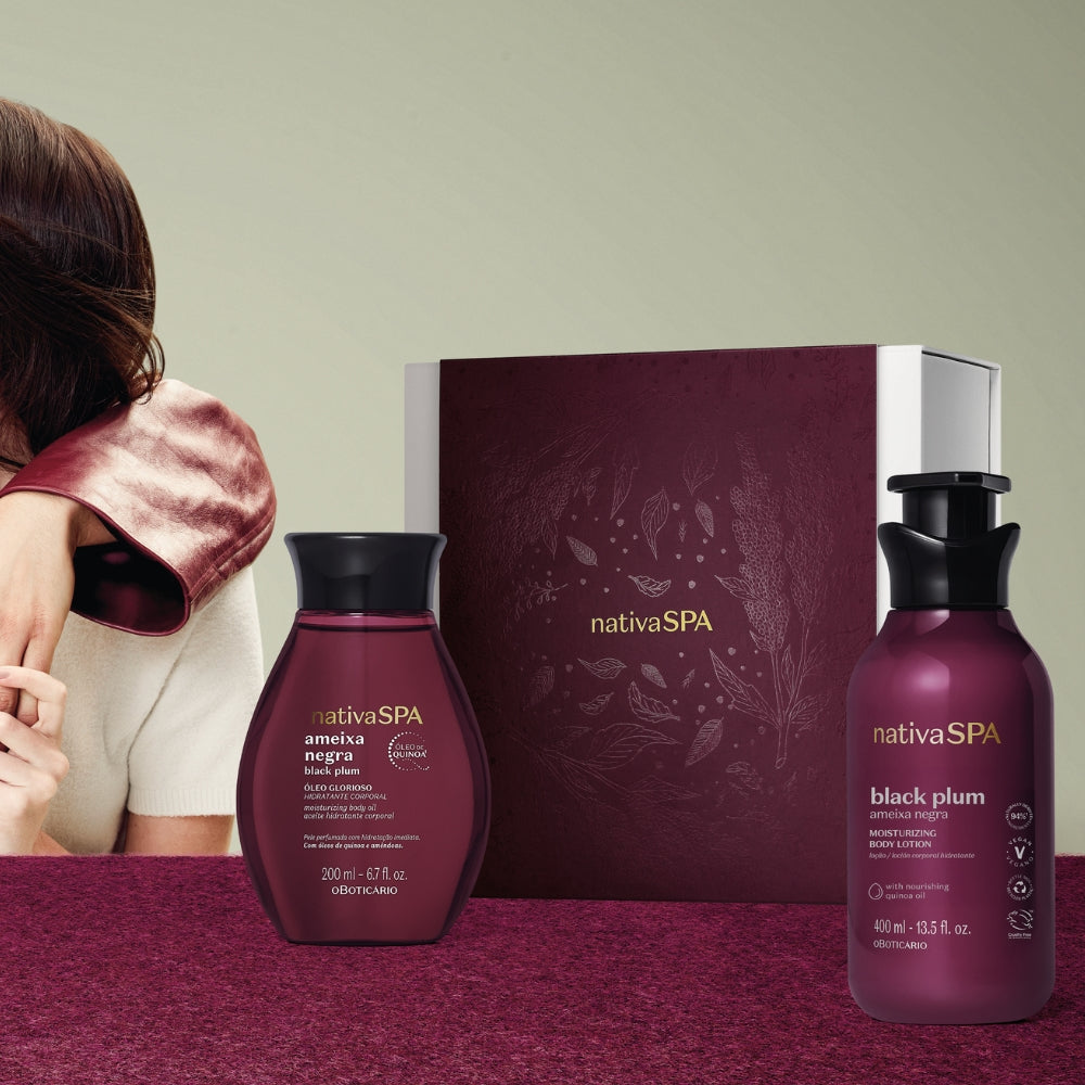 Nativa SPA Cofanetto regalo Ameixa Negra - Lozione corpo & Olio corpo Prugna Nera