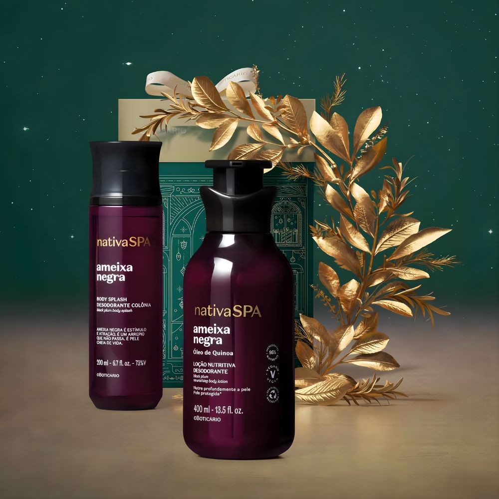 Nativa SPA Confezione regalo Ameixa Negra - Lozione & Body Splash