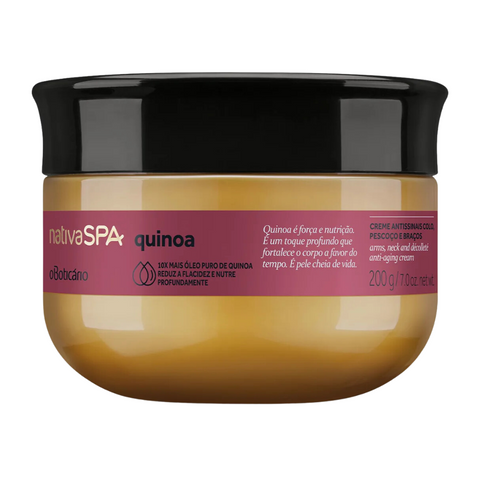 NATIVA SPA Creme Hidratante para Colo, Pescoço e Braços Quinoa - Moisturizing anti-wrinkle neck and arm cream Quinoa