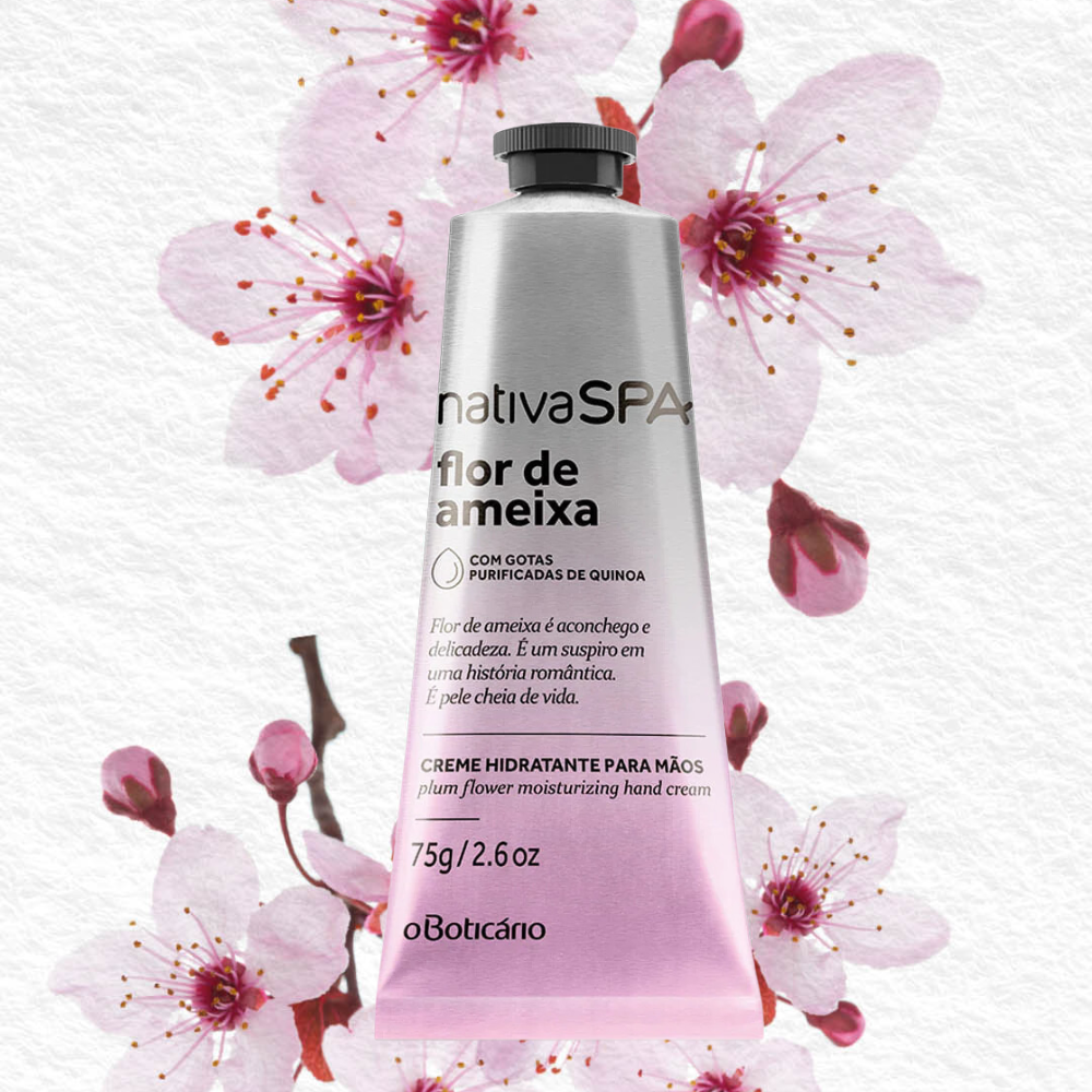 NATIVA SPA Creme de Mãos Flor de Ameixa - Crema idratante mani Fior di Prugna 75gr