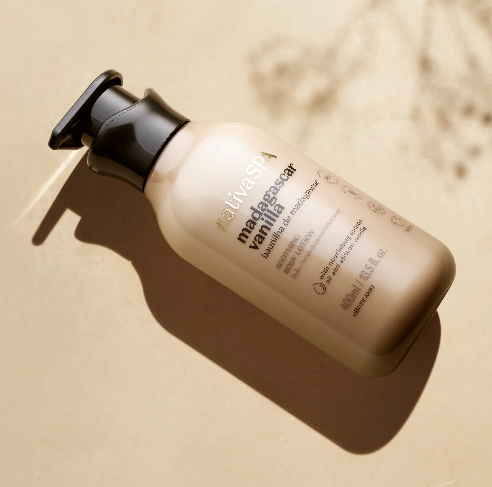 NATIVA SPA Loção Hidratante Corporal Baunilha de Madagáscar - Lozione idratante corpo Vaniglia del Madagascar 400ml