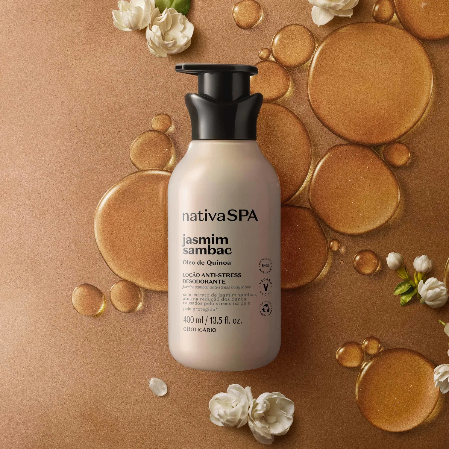 NATIVA SPA Loção Hidratante Jasmine Sambac - Lozione idratante corpo Gelsomino Sambac 400ml