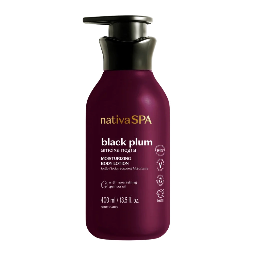 Nativa SPA Loção Hidratante corporal Ameixa Negra – Lozione corpo idratante Prugna Nera 400ml