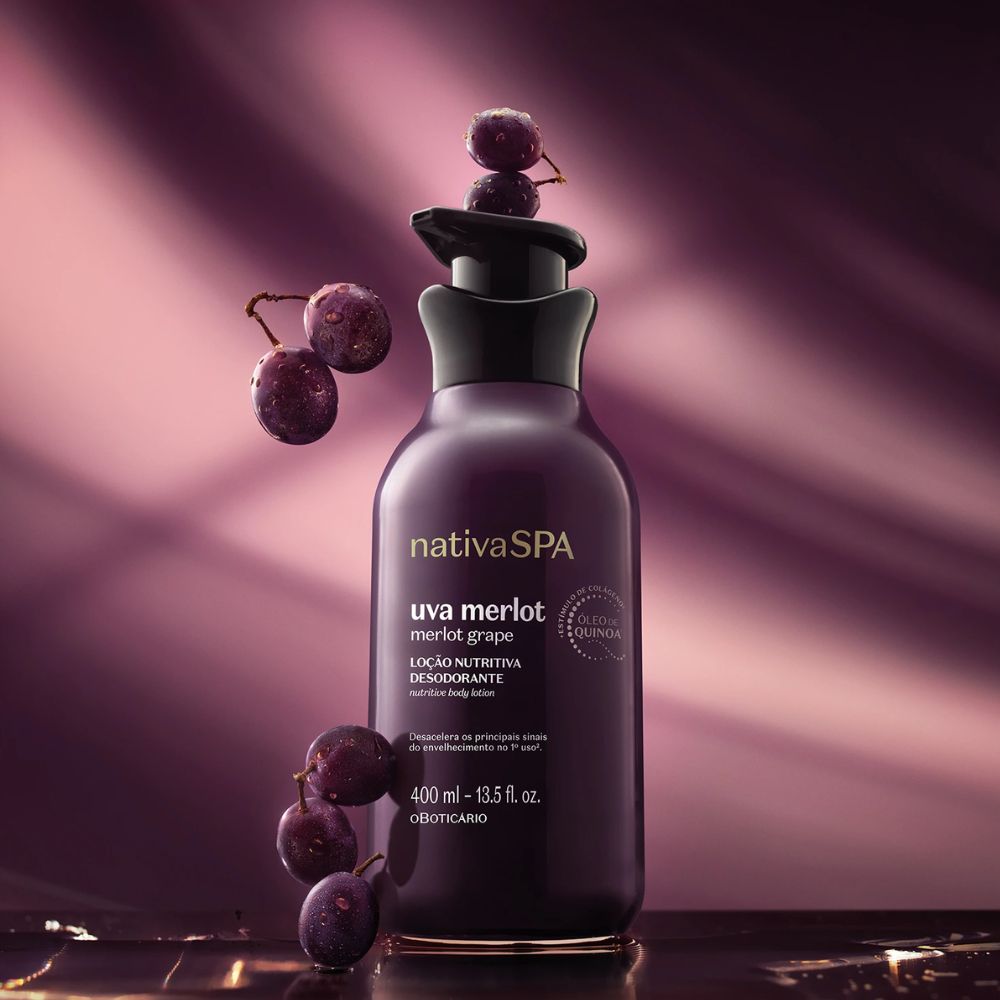 Nativa SPA Loção Nutritiva Uva Merlot - Lozione corpo 400ml