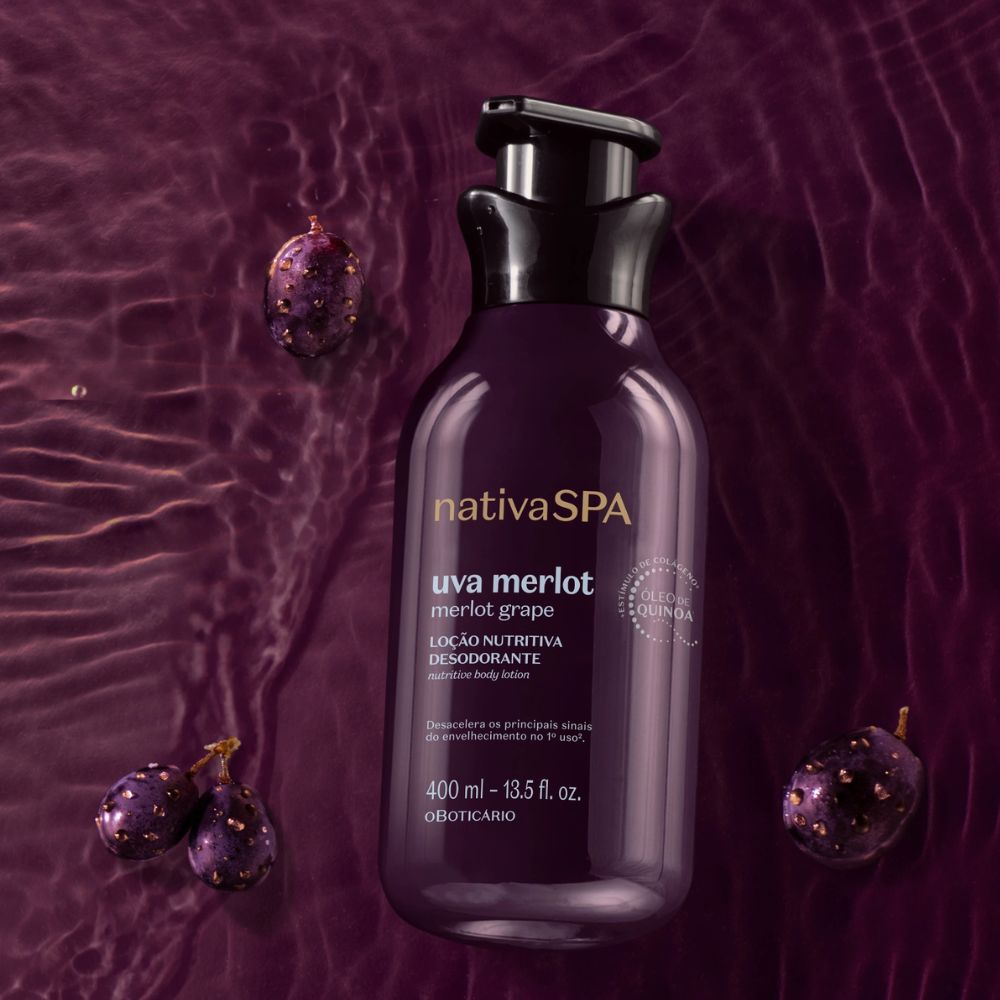 Nativa SPA Loção Nutritiva Uva Merlot - Lozione corpo 400ml