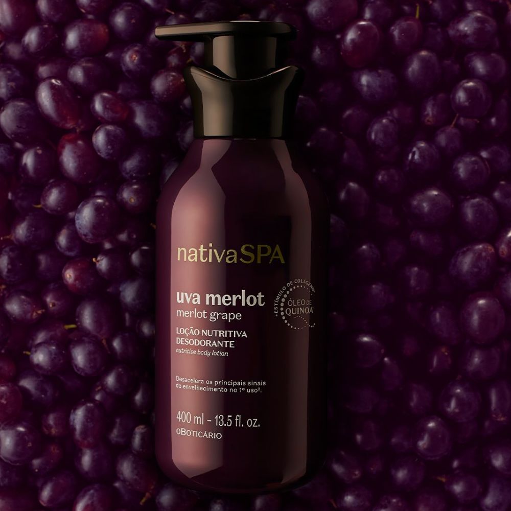Nativa SPA Loção Nutritiva Uva Merlot - Lozione corpo 400ml