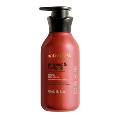 NATIVA SPA Loção Tonificante Corporal Ginseng &amp; Cafeína 400ml - Toning body lotion Ginseng &amp; Caffeine