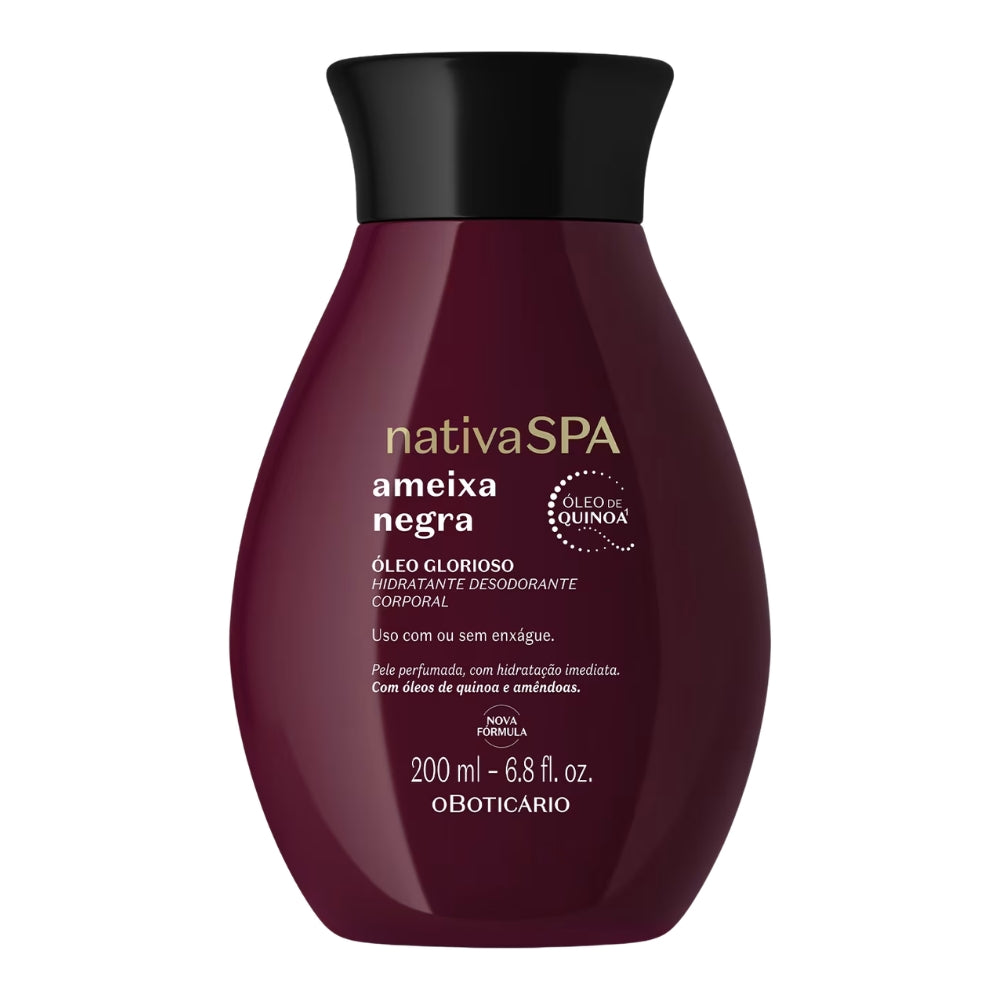Nativa SPA Óleo Glorioso Hidratante Ameixa Negra - Olio idratante corpo Prugna Nera 200ml