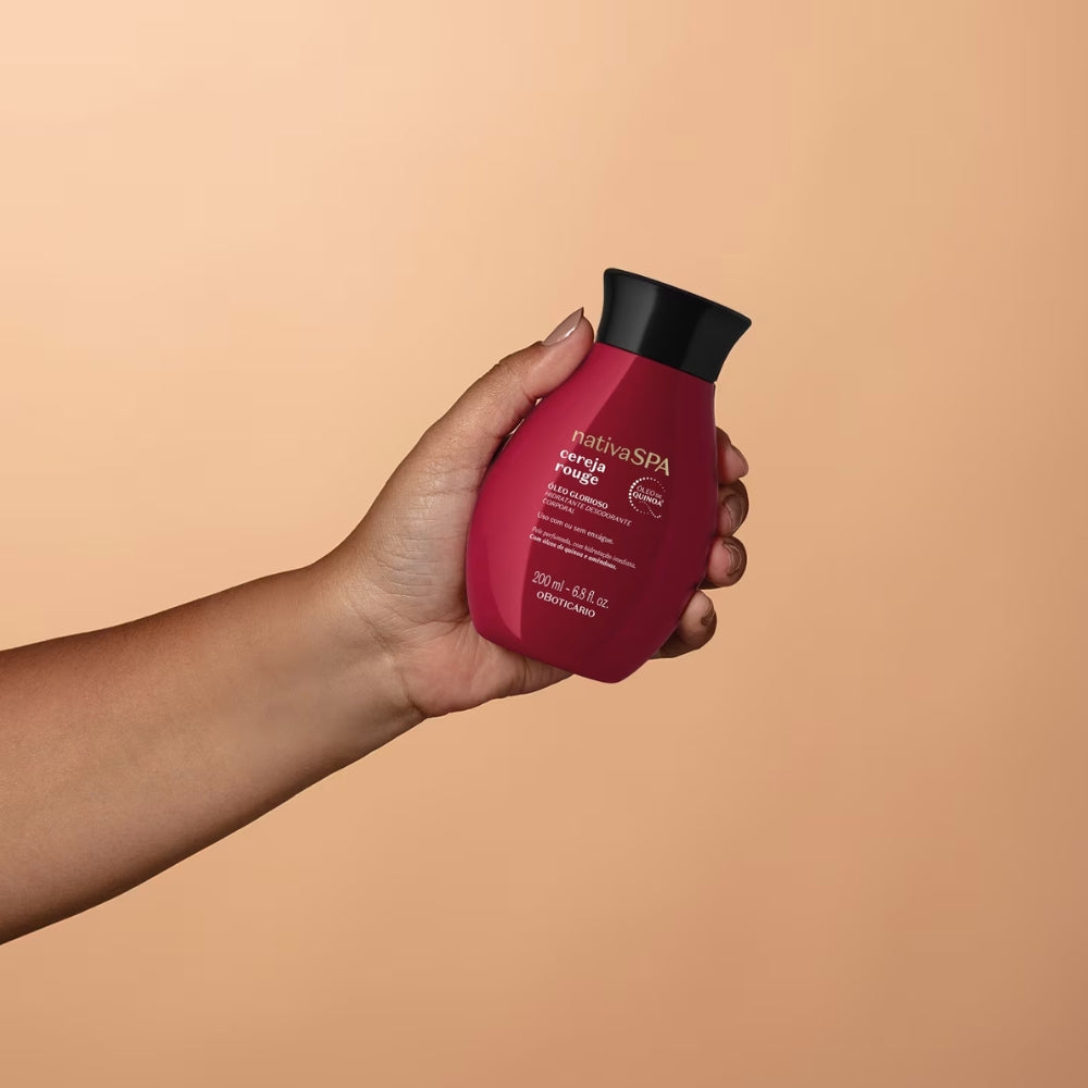 Nativa SPA Óleo Glorioso Hidratante Cereja Rouge - Olio Corpo Ciliegia 200ml