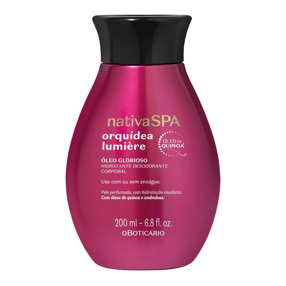 Nativa SPA Óleo Glorioso Hidratante Orquídea Lumière - Olio corpo profumato 200ml