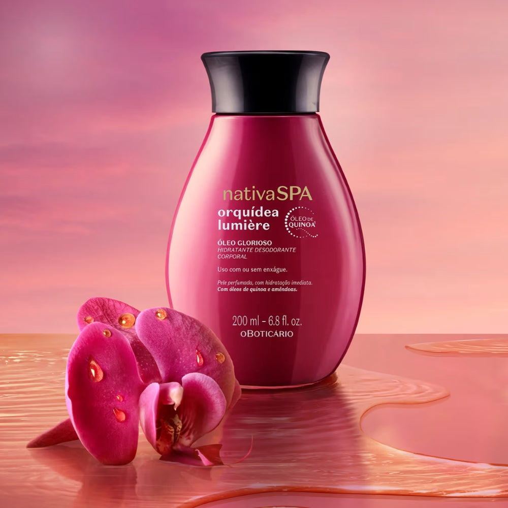 Nativa SPA Óleo Glorioso Hidratante Orquídea Lumière - Olio corpo profumato 200ml