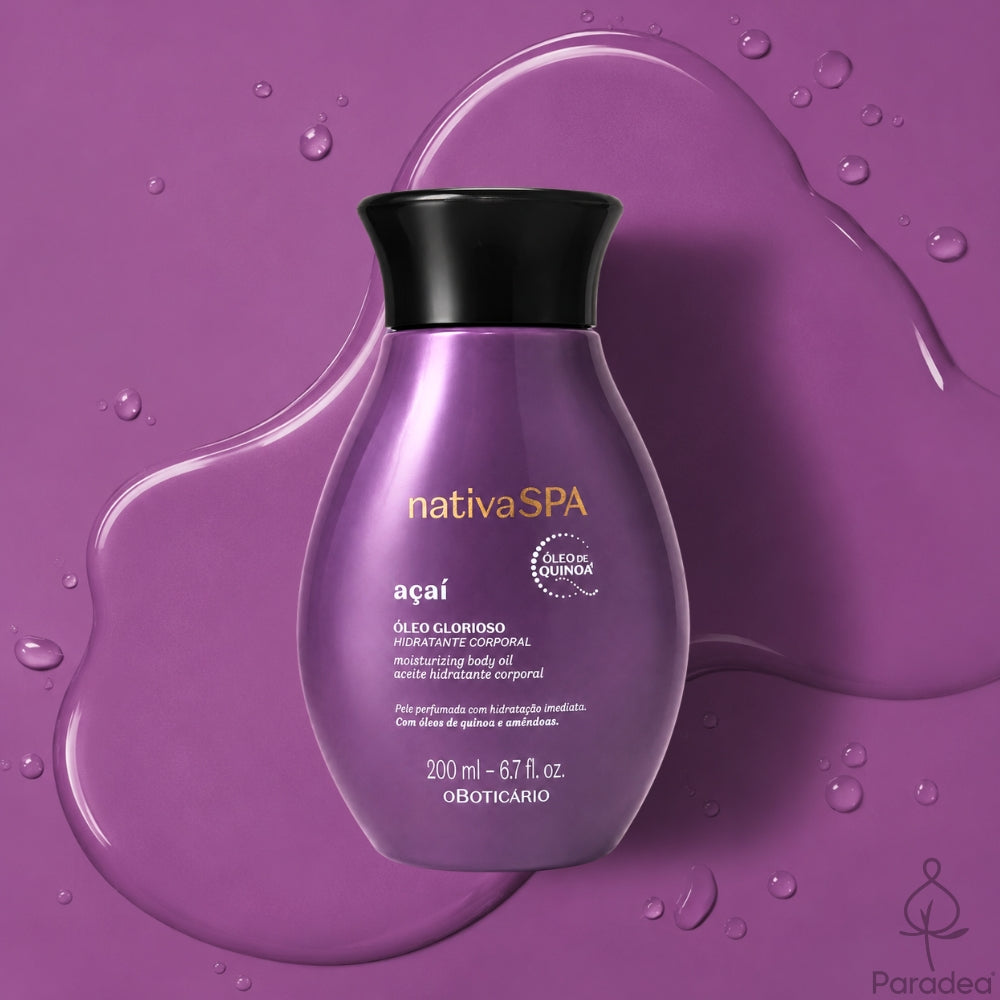 Nativa SPA Óleo Hidratante Açaí - Olio idratante corpo Açaí 200ml