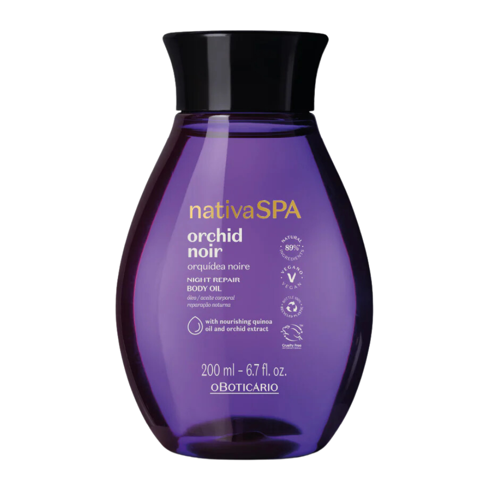 NATIVA SPA Óleo Corporal Hidratante Orquídea Noire - Olio corpo idratante Orchidea Nera 200ml