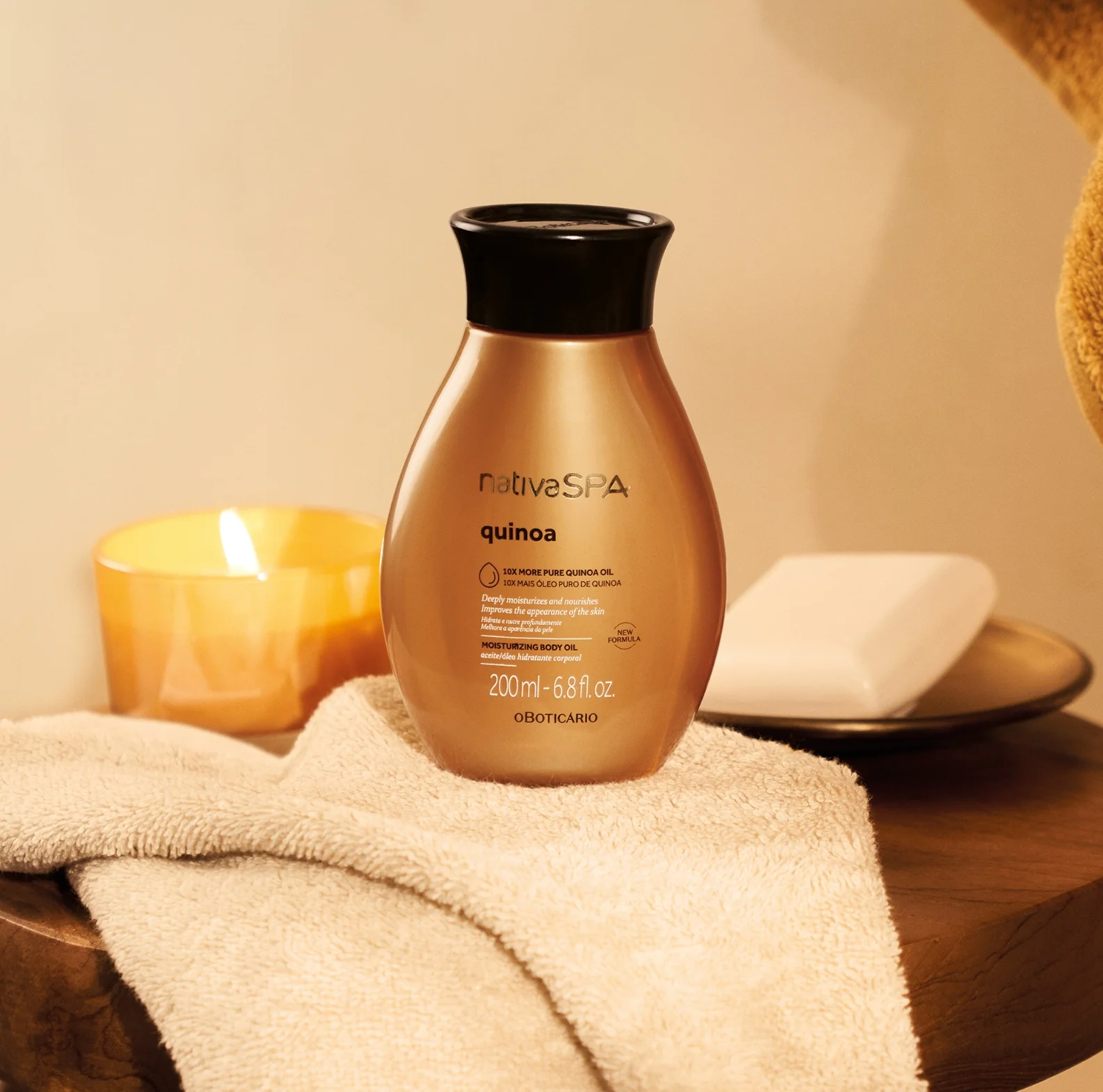 NATIVA SPA Óleo Hidratante Corporal Quinoa - Olio corpo idratante Quinoa 200ml
