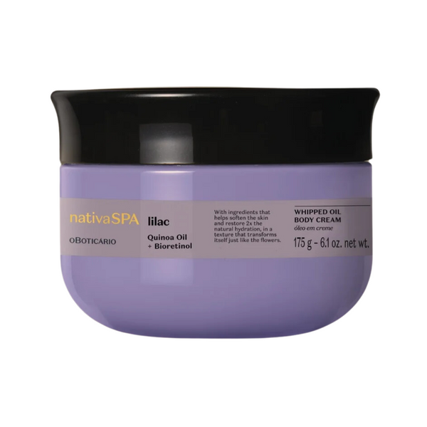 NATIVA SPA Óleo em Creme Hidratante Corporal Lilac 175gr - Lilac oil in cream